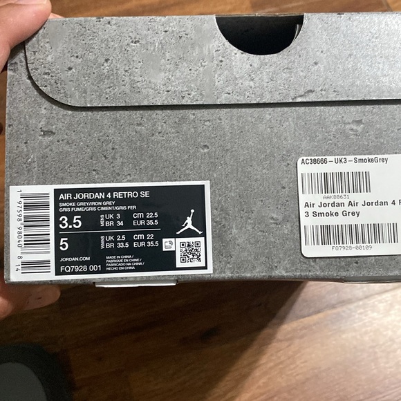 air jordan 4 retro SE Smoke grey - Picture 7 of 10